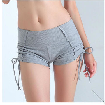 Sports Lace Rib Fabric Yoga Pants Shorts Women/'s Slimming Casual Pants Women/'s Running Yoga Fitness Hot Pants