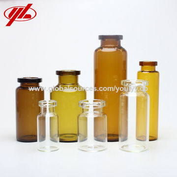 Clear 2ml 5ml 8ml 10ml 15ml Small Injection Glass Vial Bottle for
