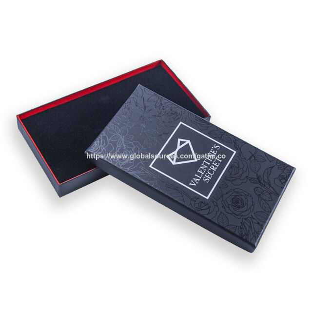 Schwarze Schmuck-Geschenkbox nach Maß - Geschenkverpackung for sale at factory direct price