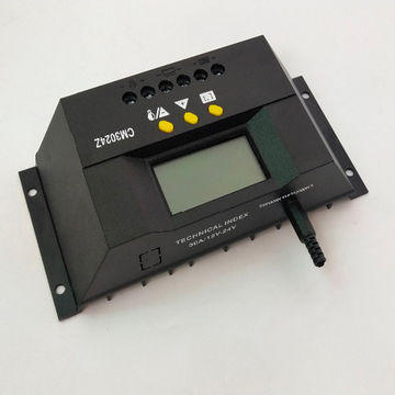 30A 12V 24V PWM Solar PV Charge controller with LCD display Solar ...