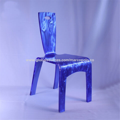 fancy blue chair