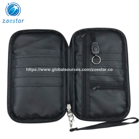 Billetera de Viaje Multiusos para Pasaporte, Organizador de Documentos Doble con Llavero for sale at factory direct price
