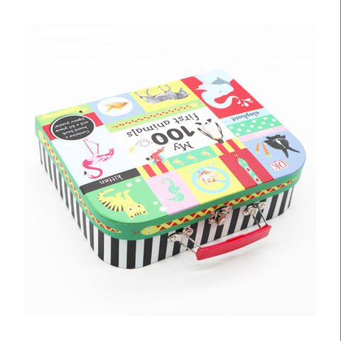 Suitcase Shape Gift Box Cardboard Kids Mini Paper Suitcases Kid Toy ...