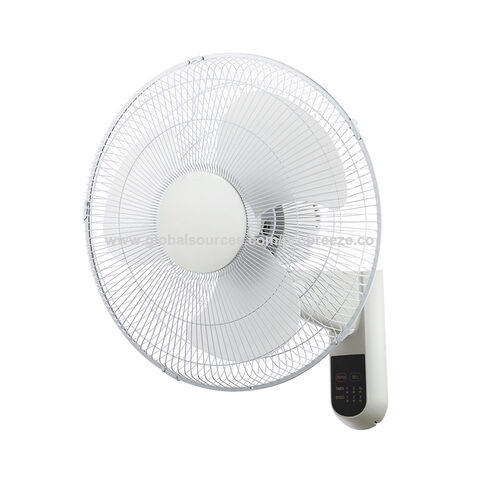 Ventilateur mural oscillant électrique en plastique de 18 pouces avec télécommande pour le refroidissement de l'air for sale at factory direct price
