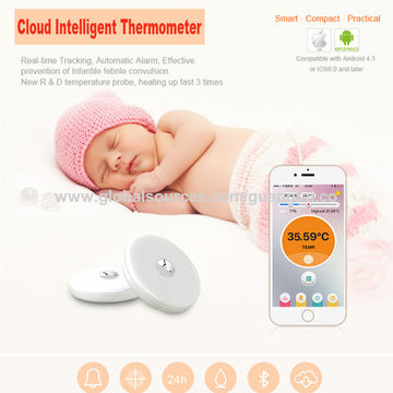 New iFever Baby Intelligent Thermometer Bluetooth Smart Wearable Termometro  Health Monitors Electronic Baby Infrared Thermometer - AliExpress