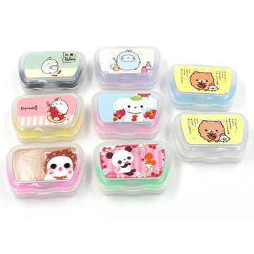 Cartoon Cute Containers For Contact Lenses Portable For Wholesale