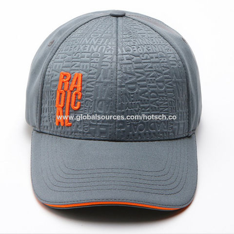 100% Cotton Debossed 3d Embroidery Caps; Printing Patch Fishing