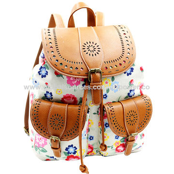 Buy Wholesale China High Quality Fashion Printing Canvas Backpack