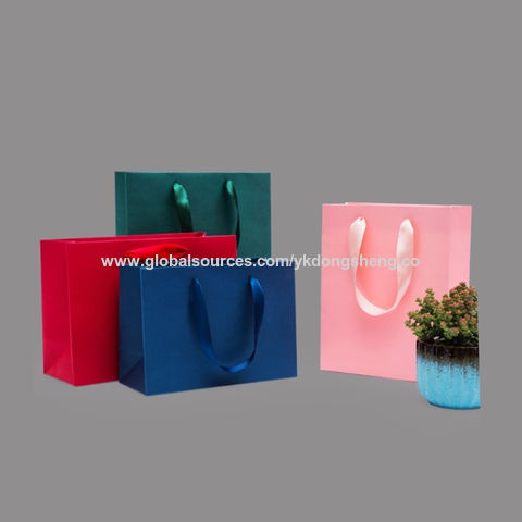 Buy Wholesale China Green Paper Bag ,gift Kraft Paper Packing Bag,color ...