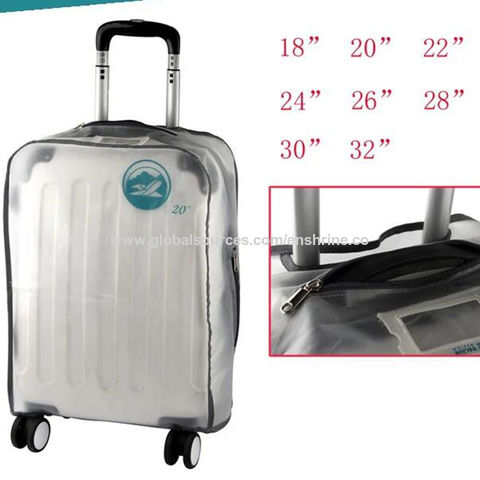 IMSHI Luggage Cover 20 22 24 26 28 30 Inch Suitcase Cover Rolling Luggage Cover Protector Clear PVC Suitcase Cover for Carry on