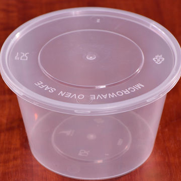 QUALITY 500ml 650ml 1000ml Plastic Microwave Containers+LIDS Clear