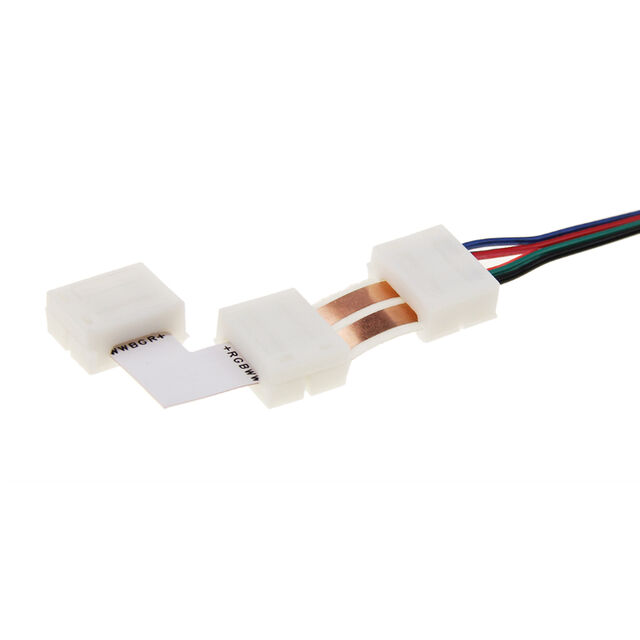 Connecteur d'angle en L sans soudure à 4 broches pour bande LED de 12 mm for sale at factory direct price