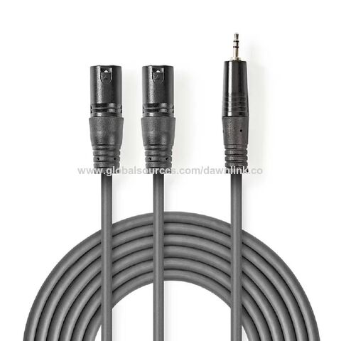 Achetez en gros Dawn Link 3.5mm à Double Xlr Adaptateur Câble Mâle à Mâle  Casque Jack à Câble D'entrée Aux Chine et Câble Audio à 3.99 USD