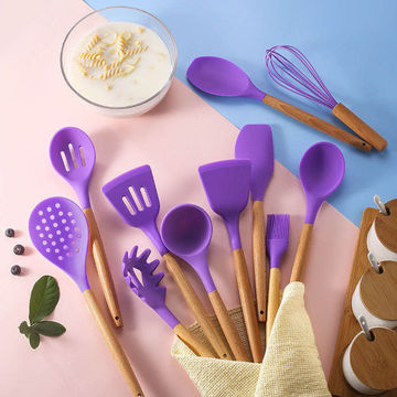 Buy Wholesale China Wood Handle Silicone Cookware Rubber Kitchen