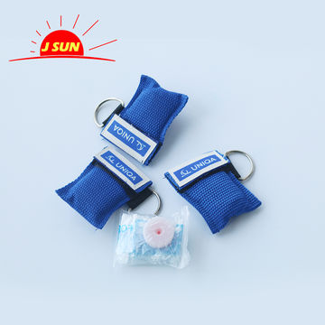 Buy Wholesale China Disposable Lung Resuscitation Cpr Keychain Mouth To Mouth  Mask Cpr Barrier Mask Keychain Cpr Keychai & Disposable Respiratory  Membrane at USD 0.45