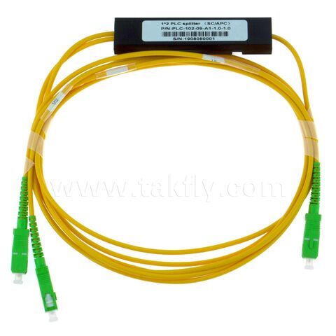 1x4 SC/UPC 2.0 ABS box PLC Splitter 1M, ABS box PLC Splitter SC/UPC ...