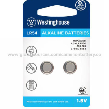 100 Pcs LR1130 Battery AG10 189 LR54 389 1.5V Alkaline Button Coin Cell  PKCELL