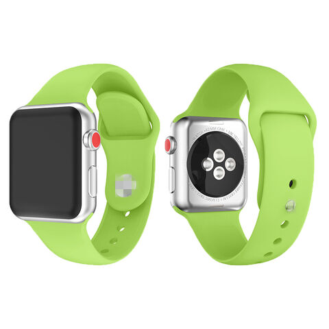 Silicone watch strap rubber material 