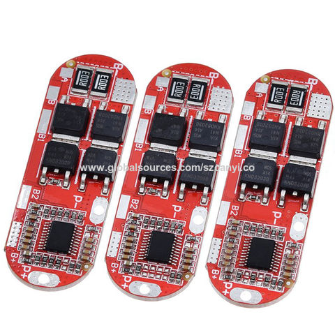 ZkeeShop 5Pcs Protection Board 3S 12V 25A Balance Lithium Battery Charger Protection BMS Board Balance Module