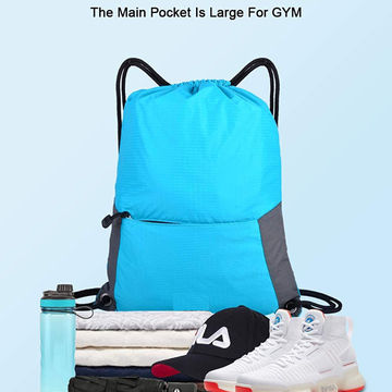 Wholesale Polyester Drawstring Backpack Multipurpose Sport Fabric String Bag  From m.