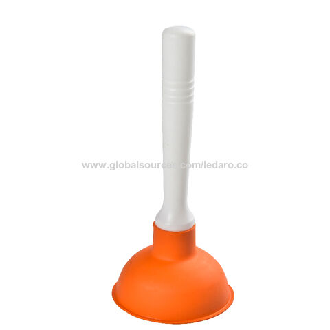 Toilet Plunger Drain Clog Remover With 4 Sized Suckers, Tub Drain