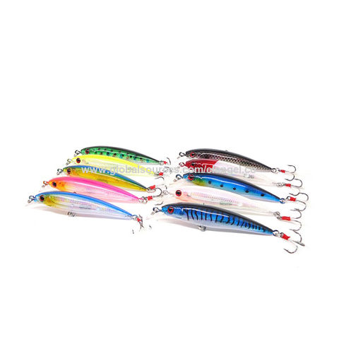 Buy China Wholesale Eco-friendly Plastic Fishing Lures 90mm Long Artificial  Minnows Fishing Baits Stosh With Metal Hooks & Fishing Lures & Baits $0.4