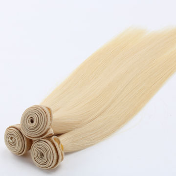 Extensiones de cabello liso Aohai, extensiones de cabello humano 613 rubio, cabello Remy de 8-30 ", precio al por mayor