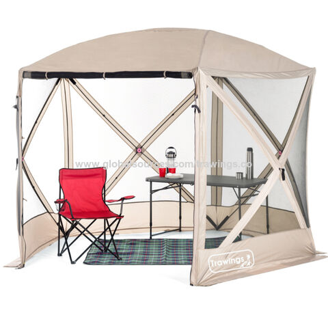 TRAWINGS Pop-up Portable Gazebo 5 Screen Tent Wind Panels camping 