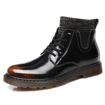 high top leather boots