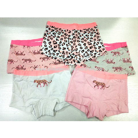 3Pack Kids Series Baby Underwear Little Girls' Soft 100% Cotton Boyshort  Panties