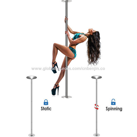 Compre 9 'fitness Stripper Dance Pole Kit 45mm Spinning Pole