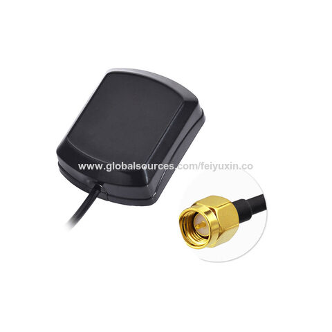 GPS Active Antenna MMCX connector rectangular Magnet mount 3 meters cable