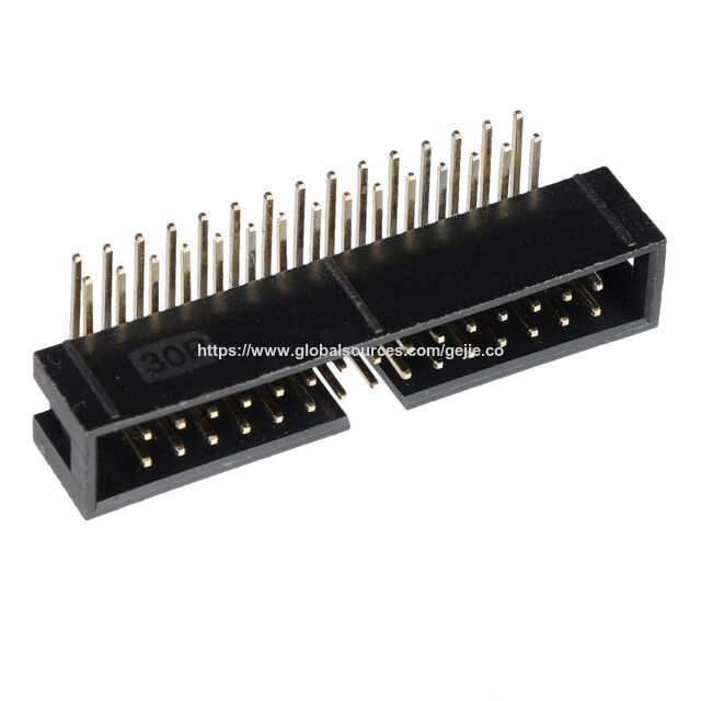 Conector de Cabezal de Caja Growconn de 2.0mm, Tipo Ángulo Recto, Fabricado en China