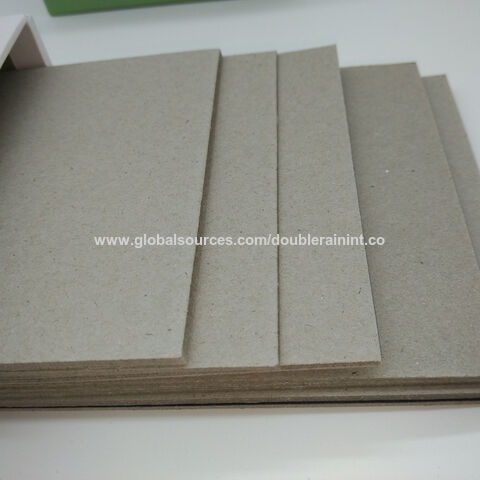 Grey Paperboard and Straw Board Paper on New Bamboo Paper