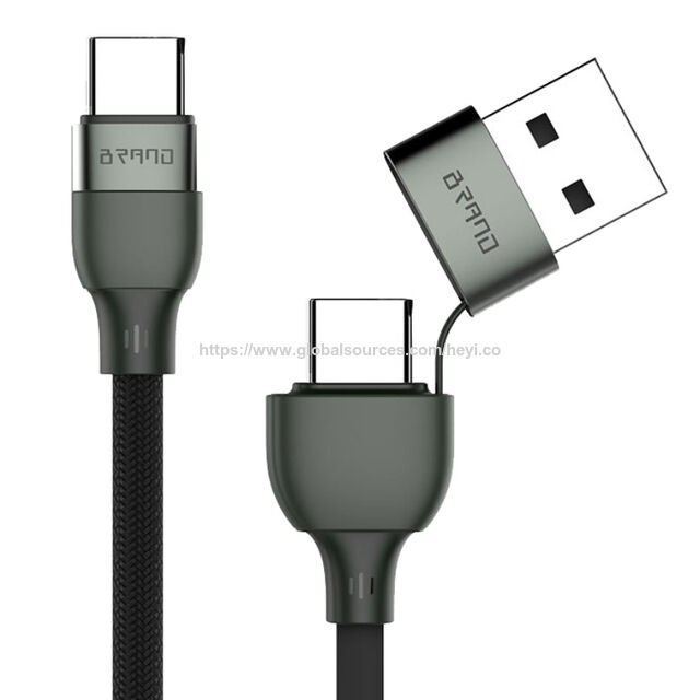 Cable multifunción 2 en 1, cable de tipo C a tipo C, cable USB AM a tipo C, modelo privado for sale at factory direct price
