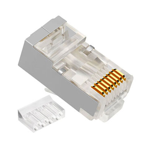 China FTP SFTP Shielded gold plated 3U rj45 cat6 connector keystone ...