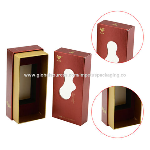 Customized Wine paper Box Packaging Printed Cardboard Wine glass gift ...
