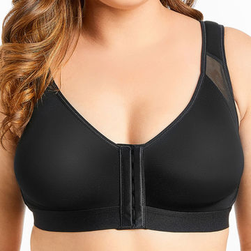 Buy Standard Quality China Wholesale Front Close Wirefree Cotton Bra,breathable  Full Cleavage Cup Back Support Nursing Soft Bra $10.85 Direct from Factory  at Sindy Garments Co. Ltd
