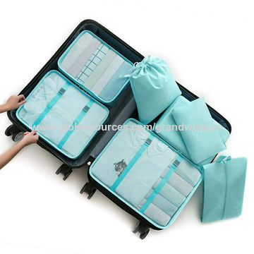 Travel Storage Bag / 7 pcs Set Luggage Organizer Packing Cubes