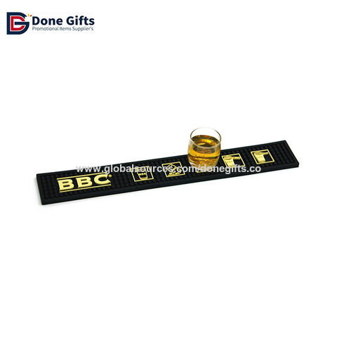 Export Rubber Bar Mat for Glasses with Custom Print Beer Drink Mat