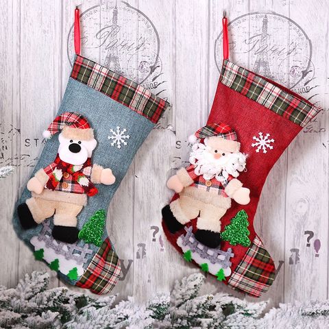 Source Hot Design Red Santa Stocking Socks Christmas Elf Stockings With  Belt on m.