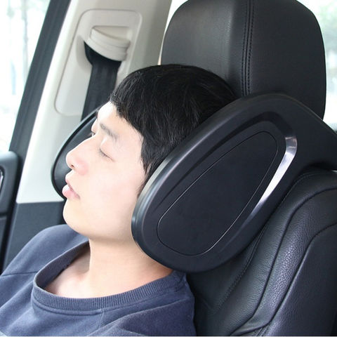 Amazon.com: Car Seat Headrest Pillow,Head Neck Support Detachable, Premium  Seat Head Pillow, 360 Degree Adjustable Both Sides Travel Sleeping Cushion  for Kid Adults (Black) : Baby