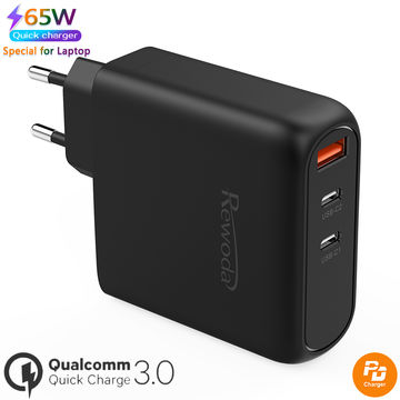 Comprar Cargador USB 65W GaN tipo C PD carga rápida QC 3,0 4,0 adaptador de  teléfono portátil para IPhone 12 Pro Max Macbook Laptop Smartphone