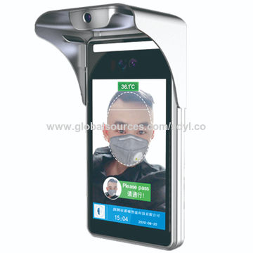 China 8 inch Facial recognition body temperature access control system ...