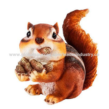 Buy Wholesale China Bsci Factory Polyresin Squirrel Figurine Eating ...