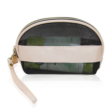 mesh cosmetic pouch