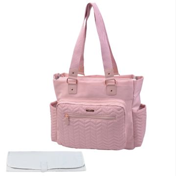 Buy China Wholesale Quilted Diaper Bag Backpack With Changing Pad