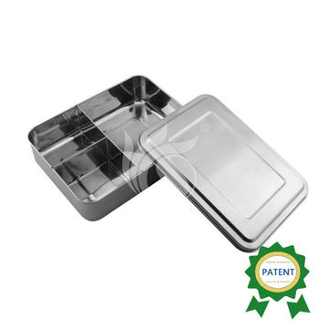 Boîte à Lunch 850ml En Acier Inoxydable 304 - Étanche, Robuste Et Écologique, Idéale Pour Travail, École Et Restaurants