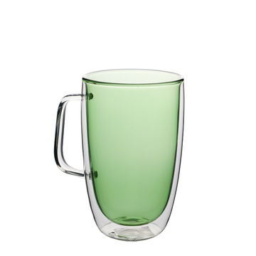 Buy Wholesale China Double Layer Glass Transparent Coffee Mugs