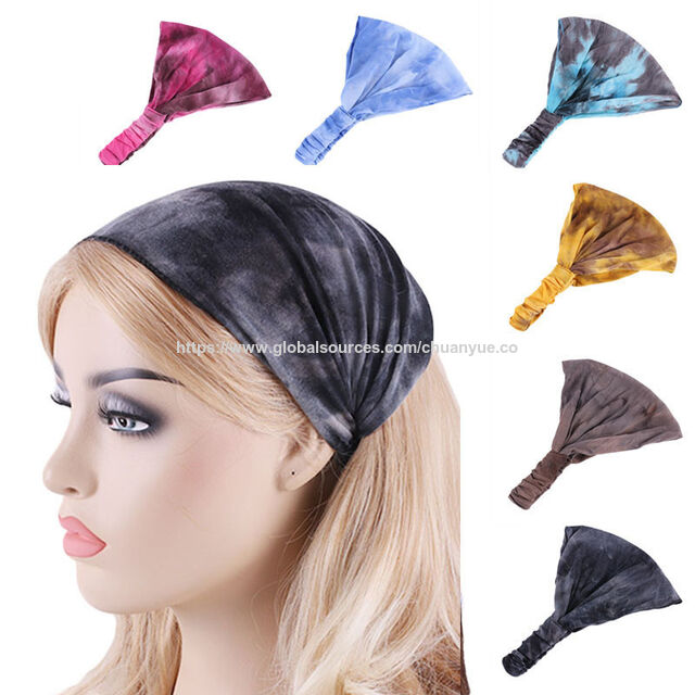 Diadema Elástica para Mujer, Banda de Algodón, Cinta para el Pelo Cruzada for sale at factory direct price